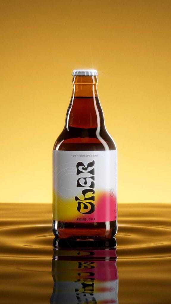 Комбуча Char зі смаком манго і маракуї – тропічний пробіотичний напій з яскравим кисло-солодким профілем
